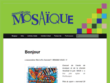 Tablet Screenshot of mosaique-pechbusque.org